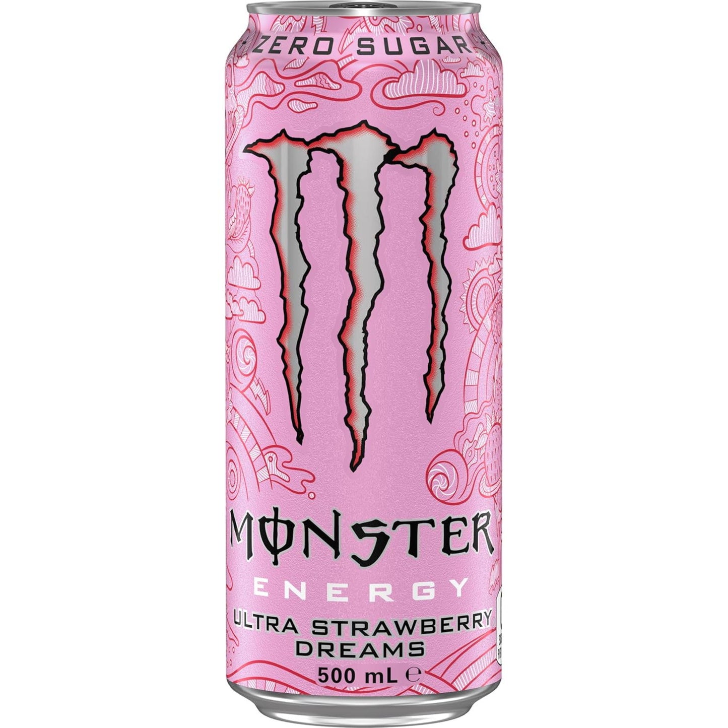 Monster Ultra Strawberry Dreams Energy Drink Cans - (12x500ml)
