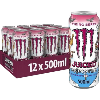 Monster Viking Berry Energy Drink Cans - (12x500ml)
