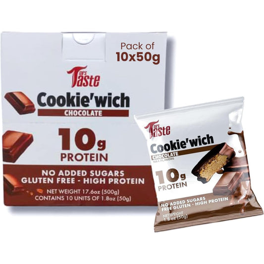 Mrs Taste Cookie Wich Chocolate - (10x50g)