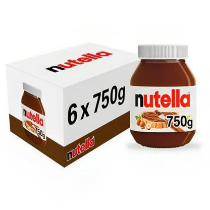 Nutella Chocolate Spread - (6x750g)