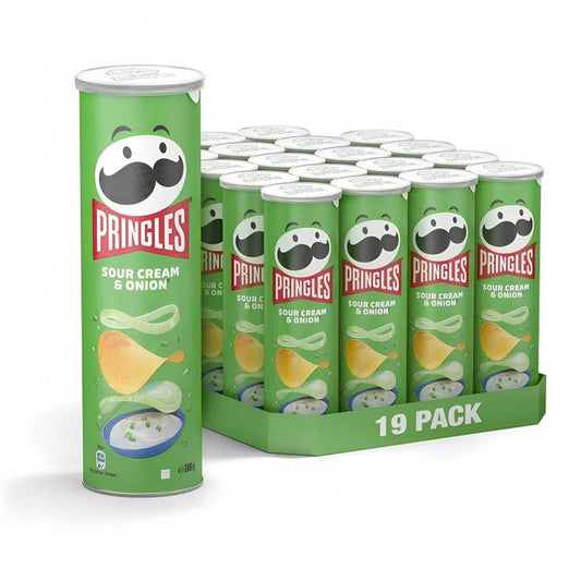 Pringles Sour Cream & Onion - (19x165g)
