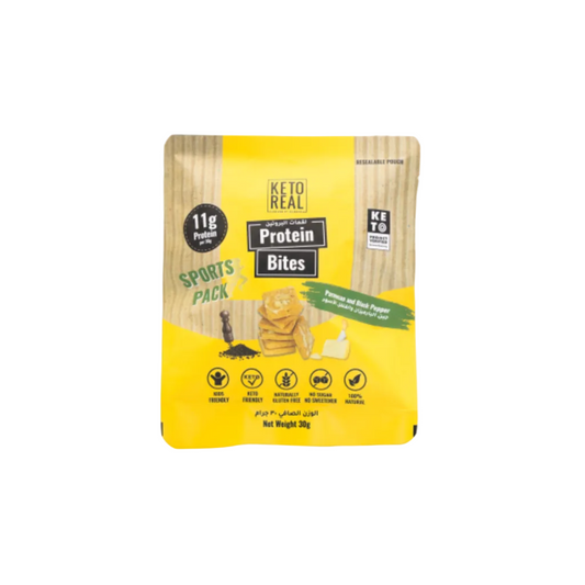 Keto Real Protein Bites - Parmesan and Black Pepper (12x120g)