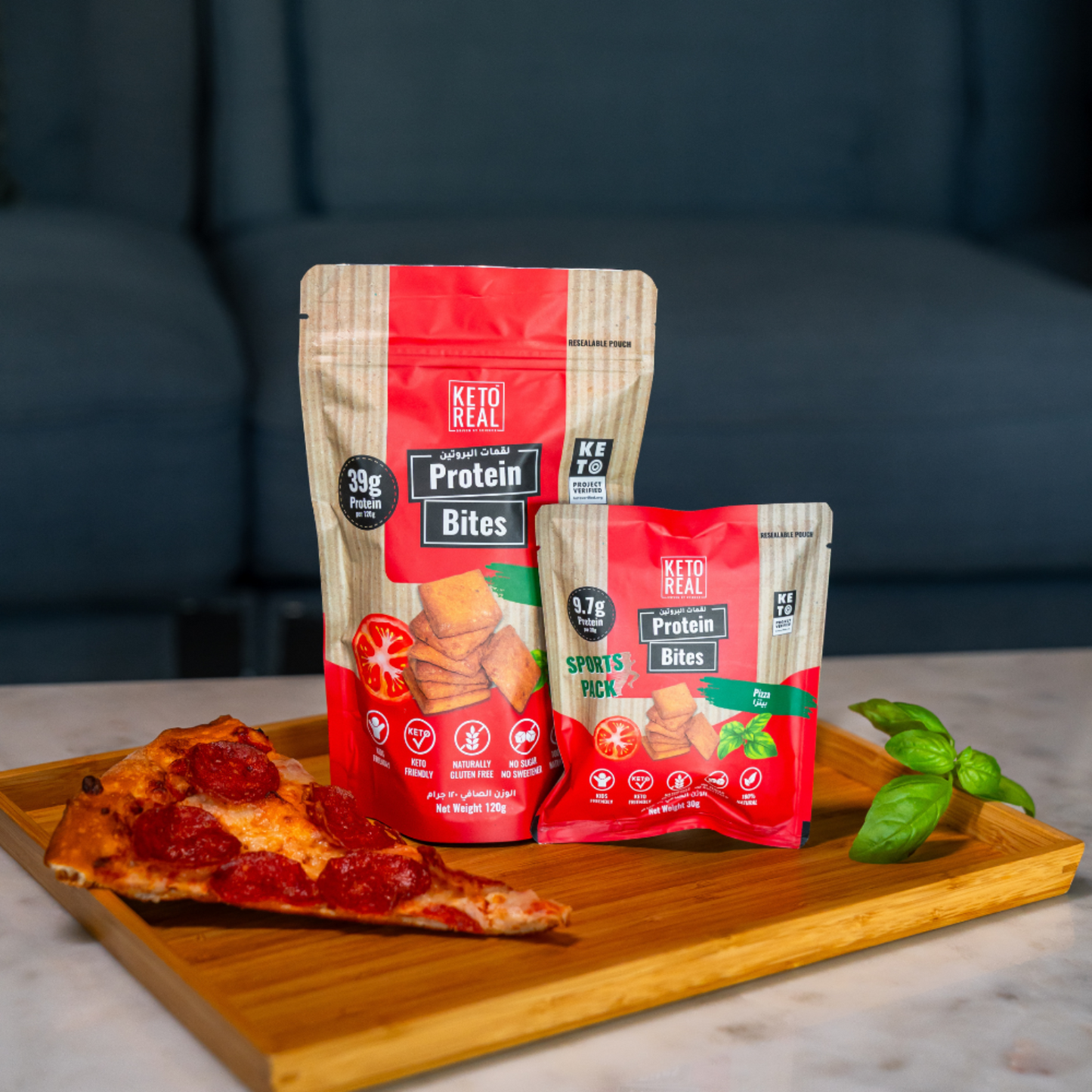 Keto Real Protein Bites - Pizza (12x120g)