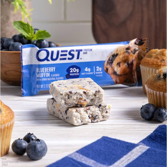 Quest High Protein Bar - Blueberry Muffin (12x60g)