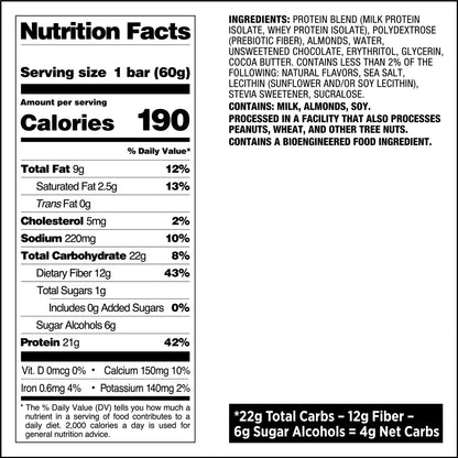 Quest High Protein Bar - Chocolate Chip Cookie Dough (12x60g)