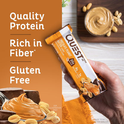 Quest High Protein Bar - Chocolate Peanut Butter (12x60g)