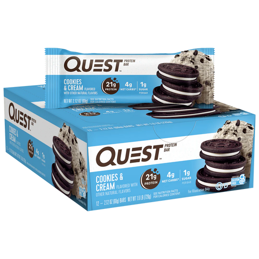 Quest High Protein Bar - Cookies & Cream (12x60g)