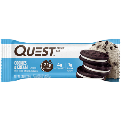 Quest High Protein Bar - Cookies & Cream (12x60g)