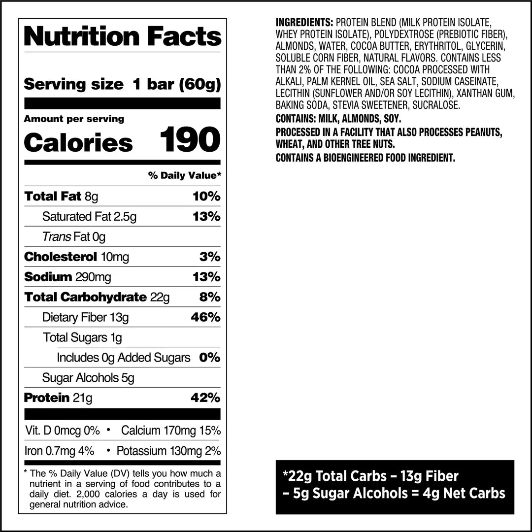 Quest High Protein Bar - Cookies & Cream (12x60g)