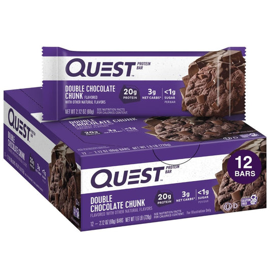 Quest High Protein Bar - Double Chocolate Chunk (12x60g)