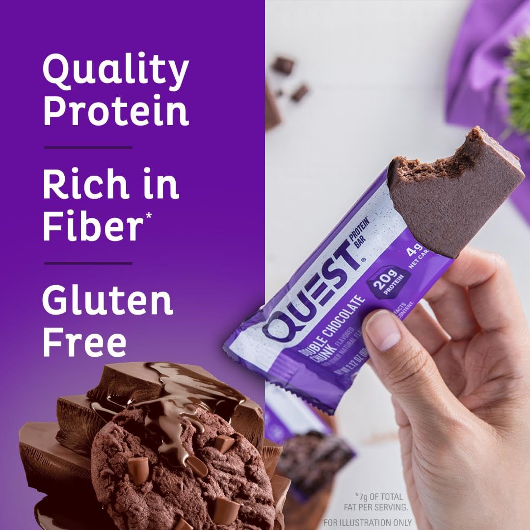 Quest High Protein Bar - Double Chocolate Chunk (12x60g)