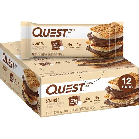 Quest High Protein Bar - S'Mores (12x60g)