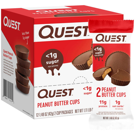 Quest High Protein Chocolate - Peanut Butter Cups (12x42g)