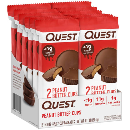 Quest High Protein Chocolate - Peanut Butter Cups (12x42g)