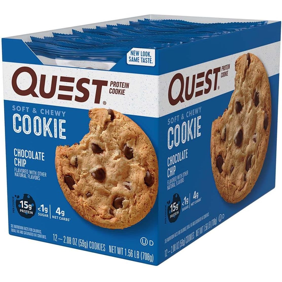 Quest High Protein Cookie - Chocolate Chip (12x42g)