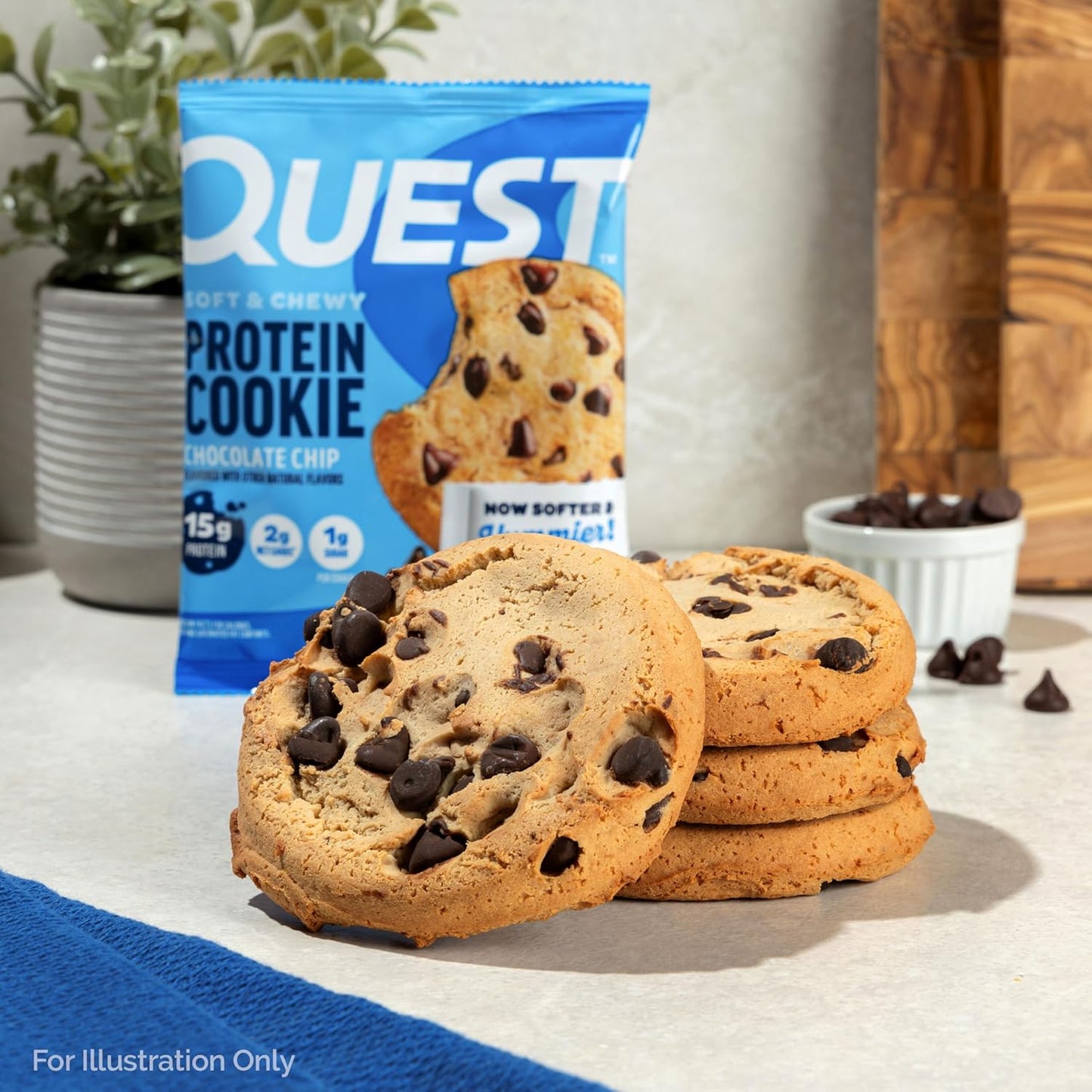 Quest High Protein Cookie - Chocolate Chip (12x42g)