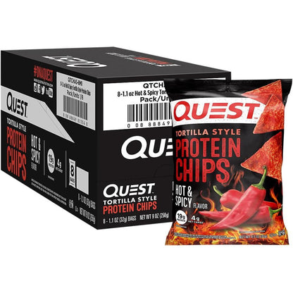 Quest Tortilla Style Protein Chips - BBQ (8x32g)