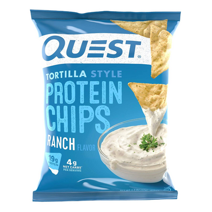 Quest Tortilla Style Protein Chips - Ranch (8x32g)
