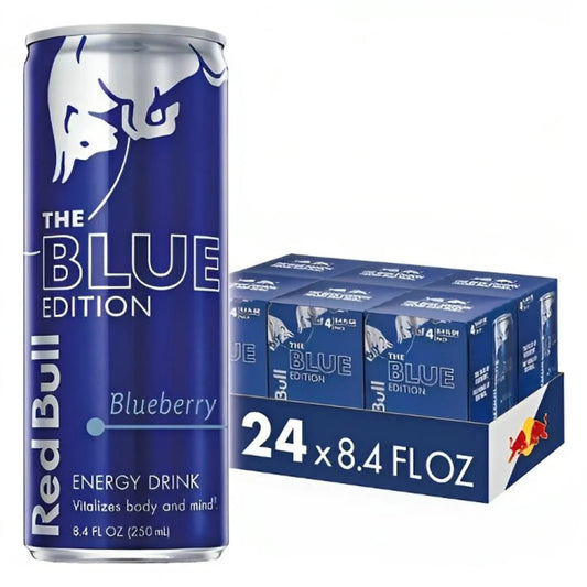 Red Bull The Blue Edition Energy Drink Blueberry Cans - (24x250ml)