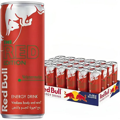 Red Bull The Red Edition Energy Drink Watermelon Cans - (24x250ml)