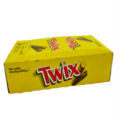 Twix Chocolate Bar - (25x50g)