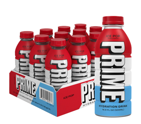 Prime Hydration Drink Ice Pop - (12x500ml)