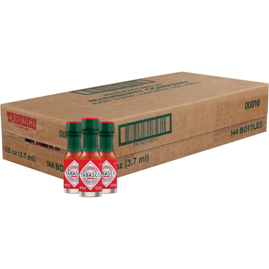 Tabasco Hot Sauce Red - (144x3.7ml)