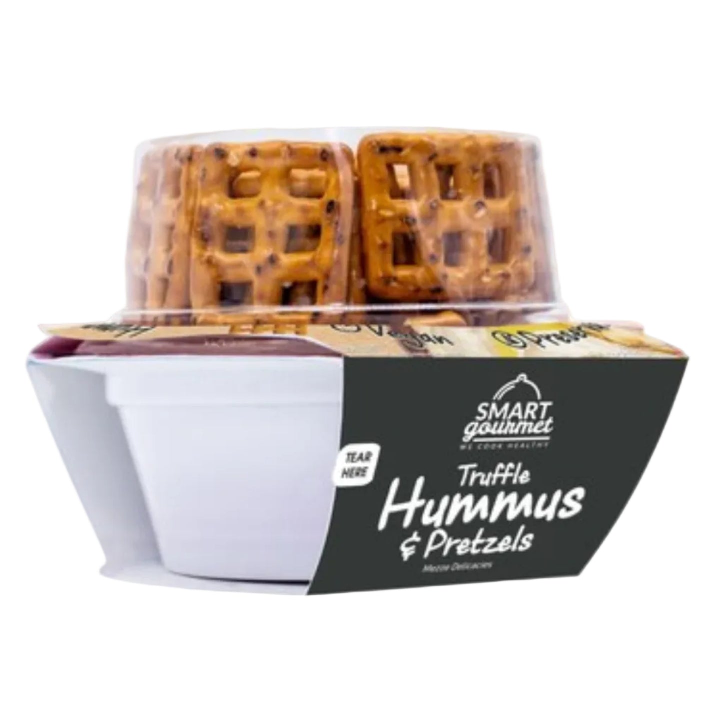 Smart Gourmet Truffle Hummus & Pretzels - (12x140g)