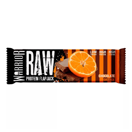 Warrior Raw Protein Flapjack Chocolate Orange - (12x75g)