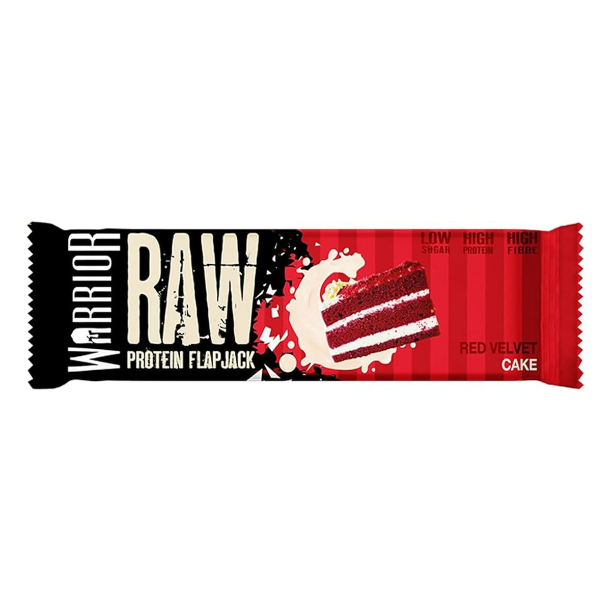 Warrior Raw Protein Flapjack Red Velvet Cake - (12x75g)
