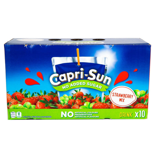 Capri-Sun Strawberry (No Added Sugar) - (40x200ml)