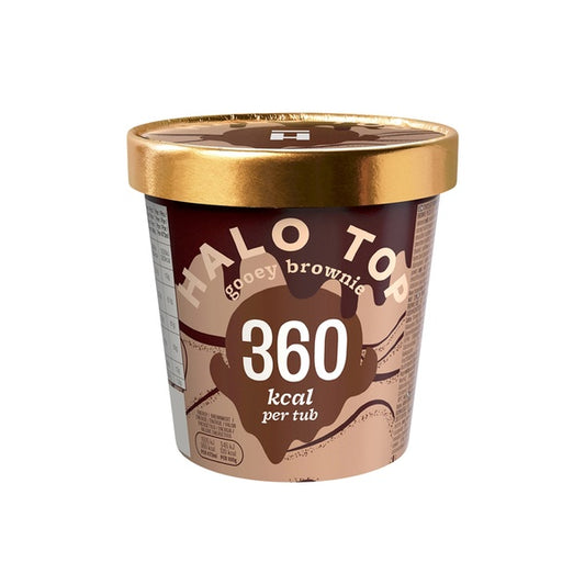 Halo Top Gooey Brownie Ice Cream - (8x473ml)