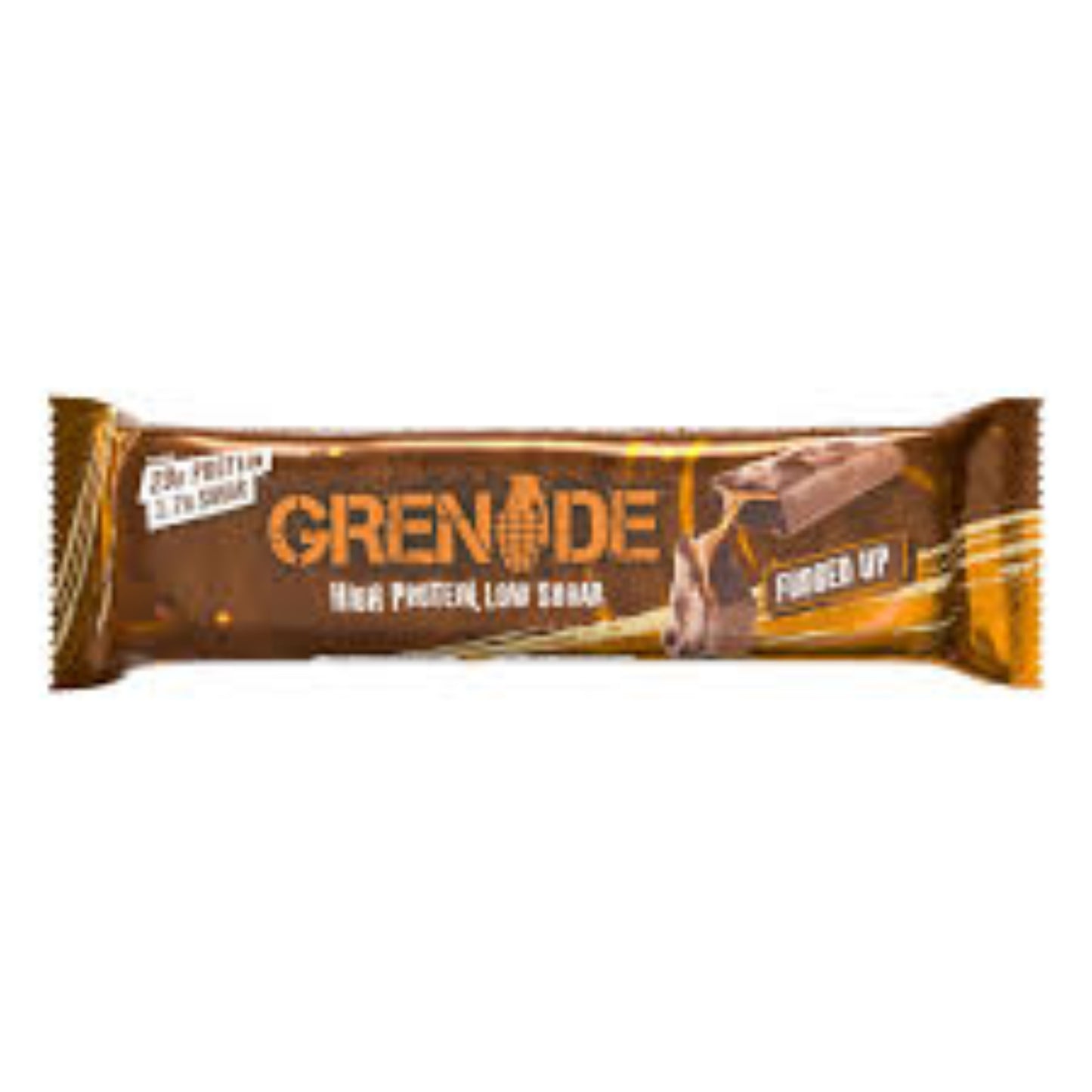 Grenade High Protein, Low Sugar Bar - Fudged Up (12x60g)