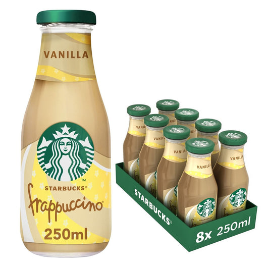 Starbucks Frappuccino Classic Vanilla Coffee - (8x250ml)