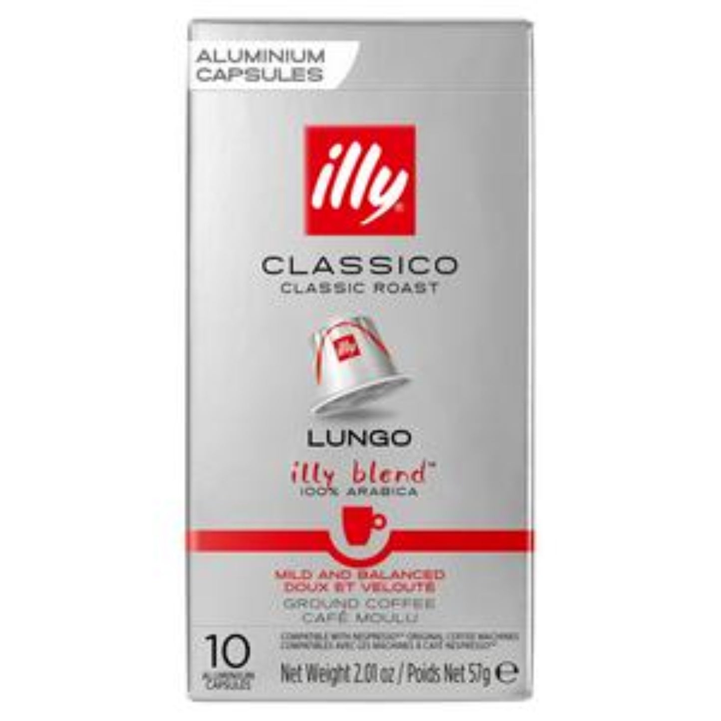 Illy Capsules Lungo Classico - (10x57g)