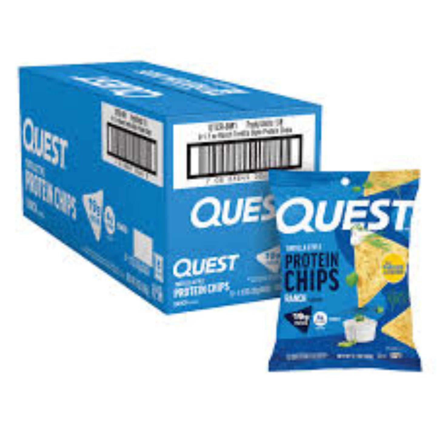 Quest Tortilla Style Protein Chips - Ranch (8x32g)