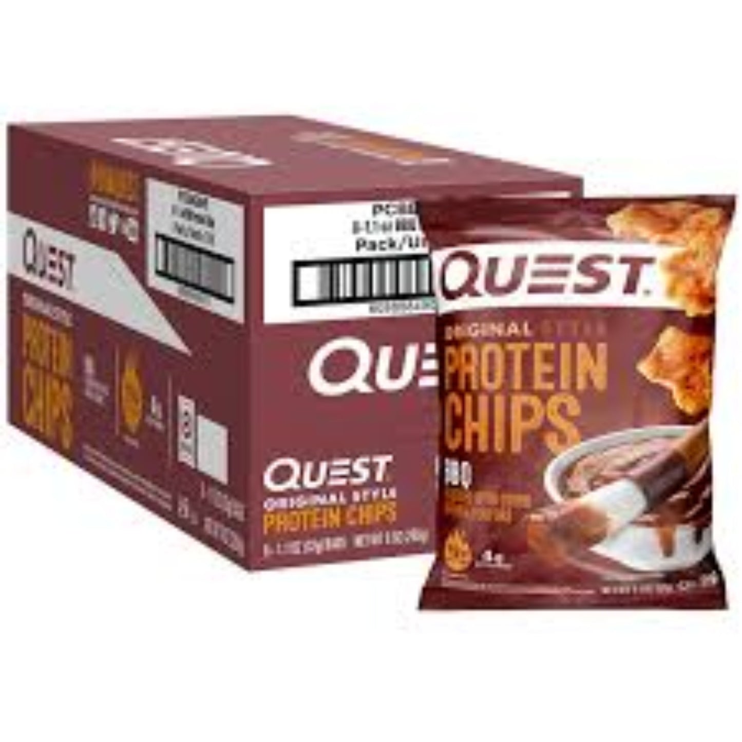Quest Tortilla Style Protein Chips - BBQ (8x32g)