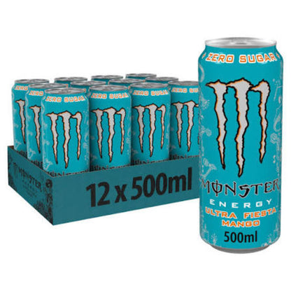 Monster Ultra Fiesta Mango Energy Drink Cans - (12x500ml)