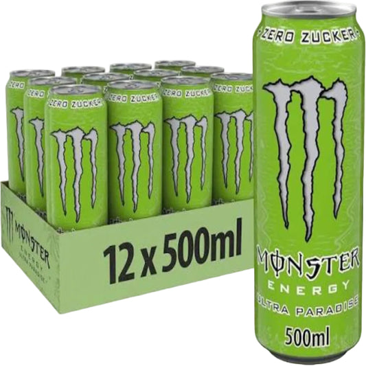Monster Ultra Paradise Energy Drink Cans - (12x500ml)