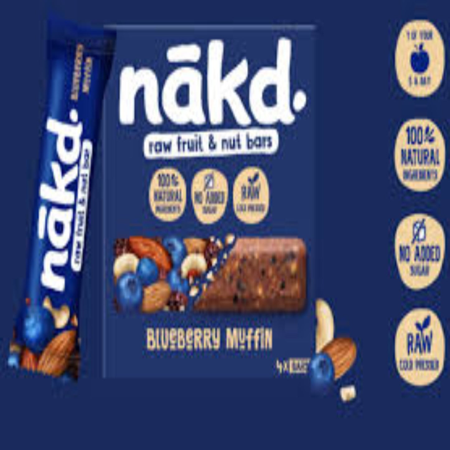 Nakd Blueberry Muffin - (18x35g)