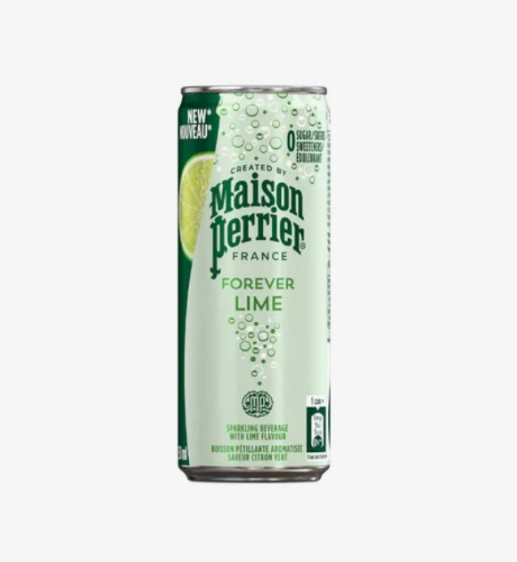 Perrier Sparkling Water Lime Cans - (10x250ml)
