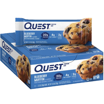 Quest High Protein Bar - Blueberry Muffin (12x60g)
