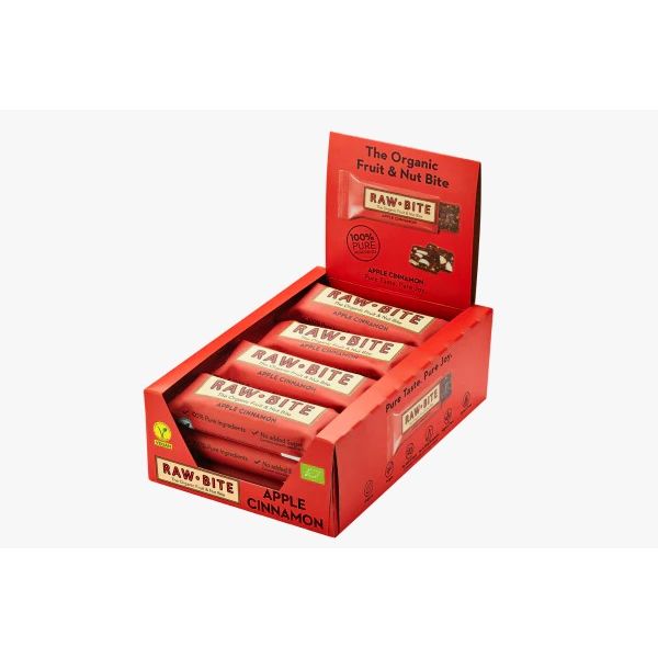 Raw Bite Apple Cinnamon - (12x50g)