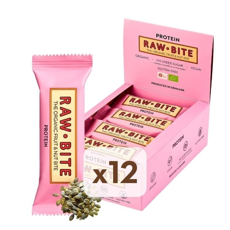 Raw Bite Organic Fruit & Nut Bite - (12x50g)