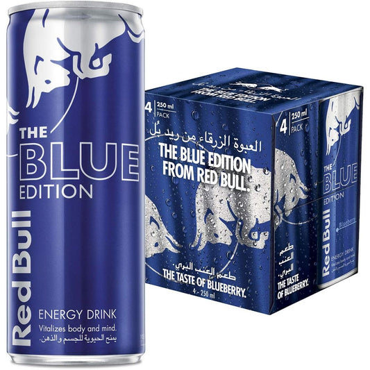 Red Bull The Blue Edition Energy Drink Blueberry Cans - (24x250ml)