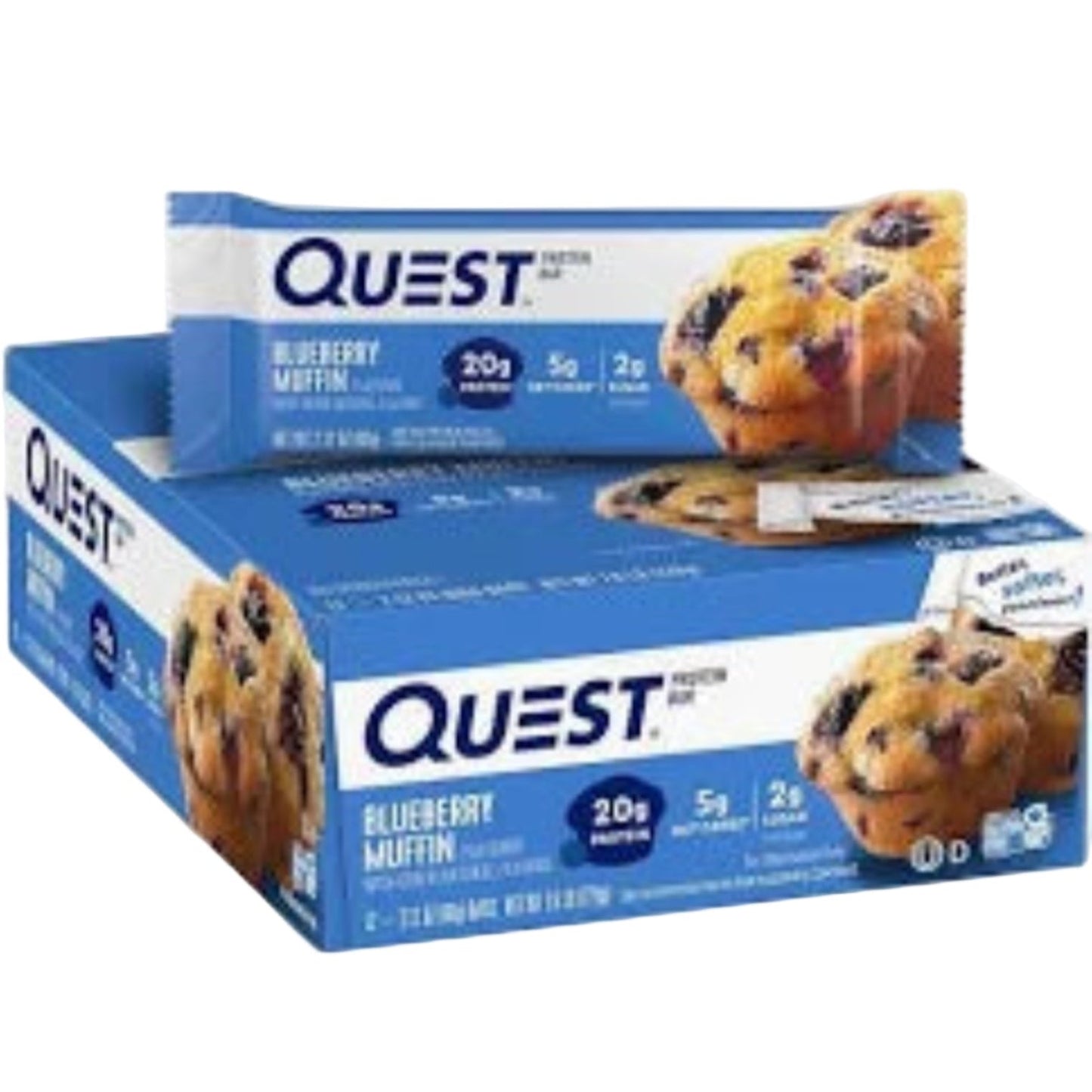 Quest High Protein Bar - Blueberry Muffin (12x60g)
