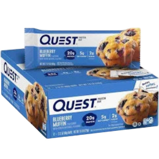 Quest High Protein Bar - Blueberry Muffin (12x60g)