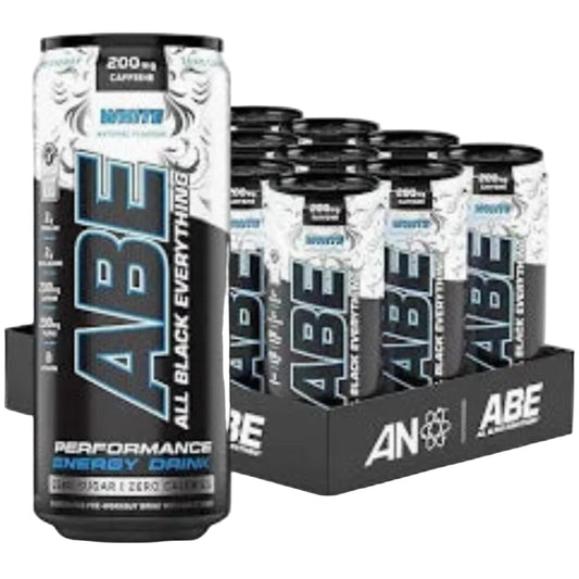 ABE White Pre Workout Drink Cans - (12x330ml)