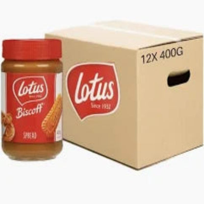Lotus Biscoff Biscuit Spread Bottles - (12x400g)