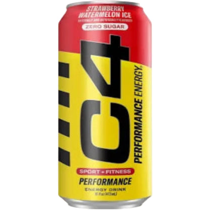 C4 Strawberry Watermelon Ice Energy Drink - (12x473ml)
